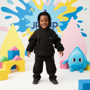 JrDrip Classic Black Sweatsuit